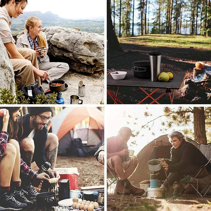 Picnic Utensils Set Camping Kitchen Tableware Set - Image 16