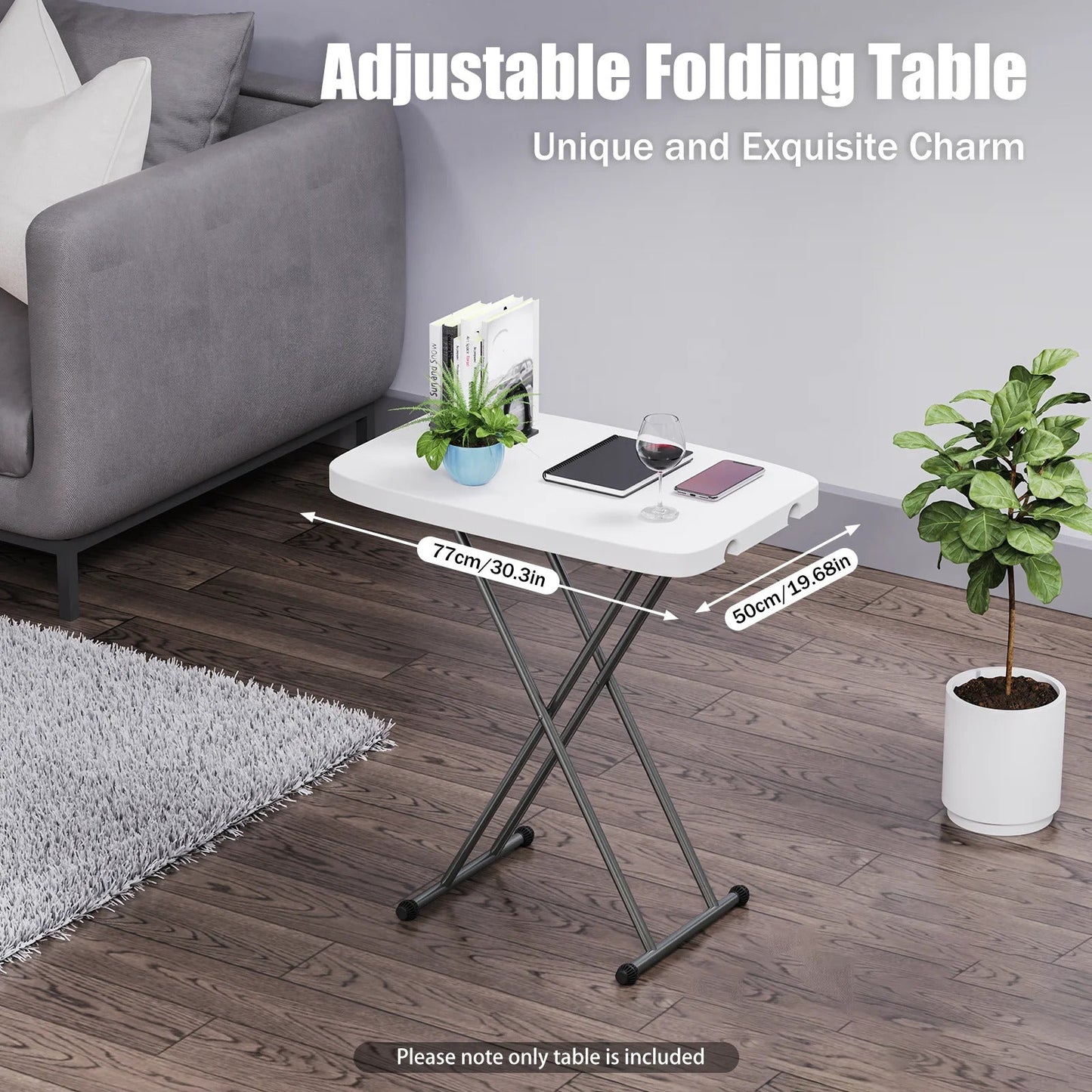 3-Level Adjustable Folding Table ,Portable Camping Table - Image 7