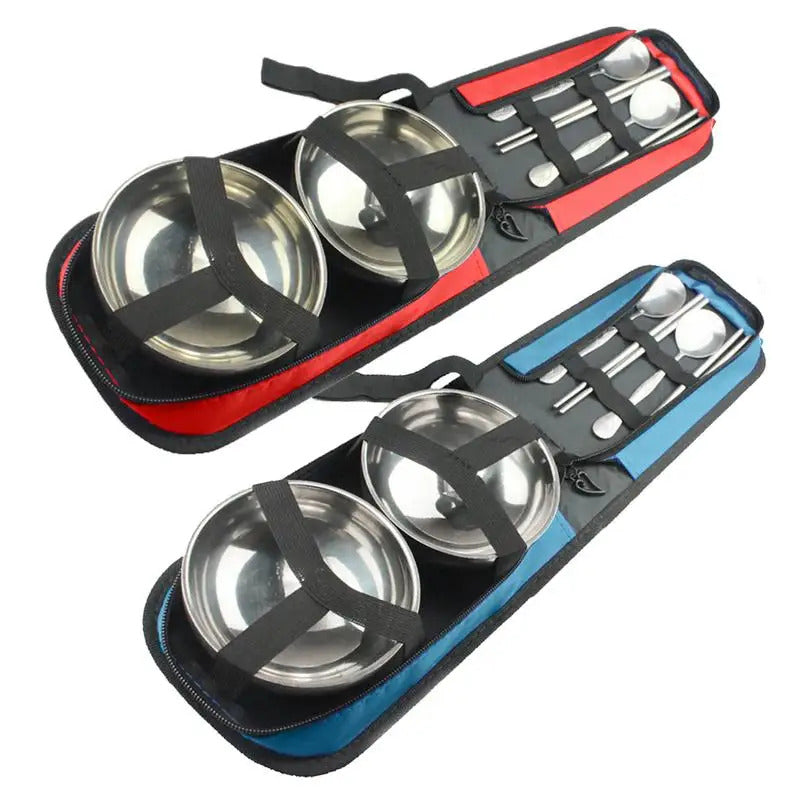 Picnic Utensils Set Camping Kitchen Tableware Set - Image 1