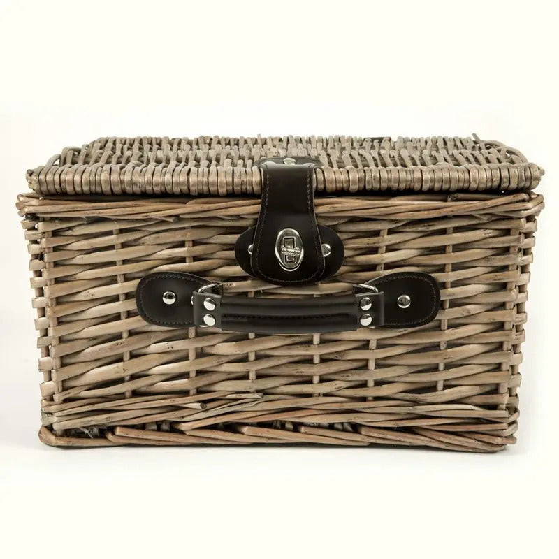 Picnic Basket Classic Deluxe English Handwoven Wicker Basket - Image 4
