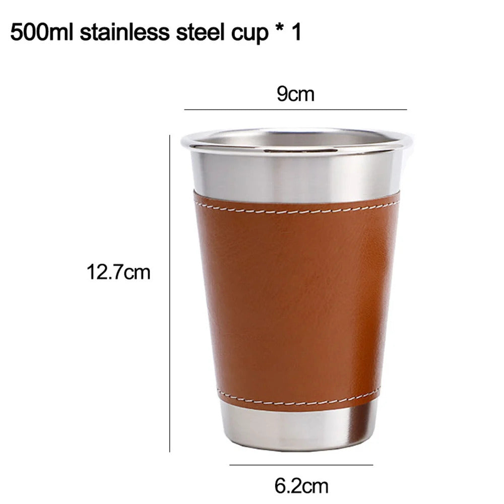 Stainless Steel Outdoor Hand Brewed Coffee Pot Set for Camping Leisure Hand Ground Coffee Tea Making Kit - Image 23